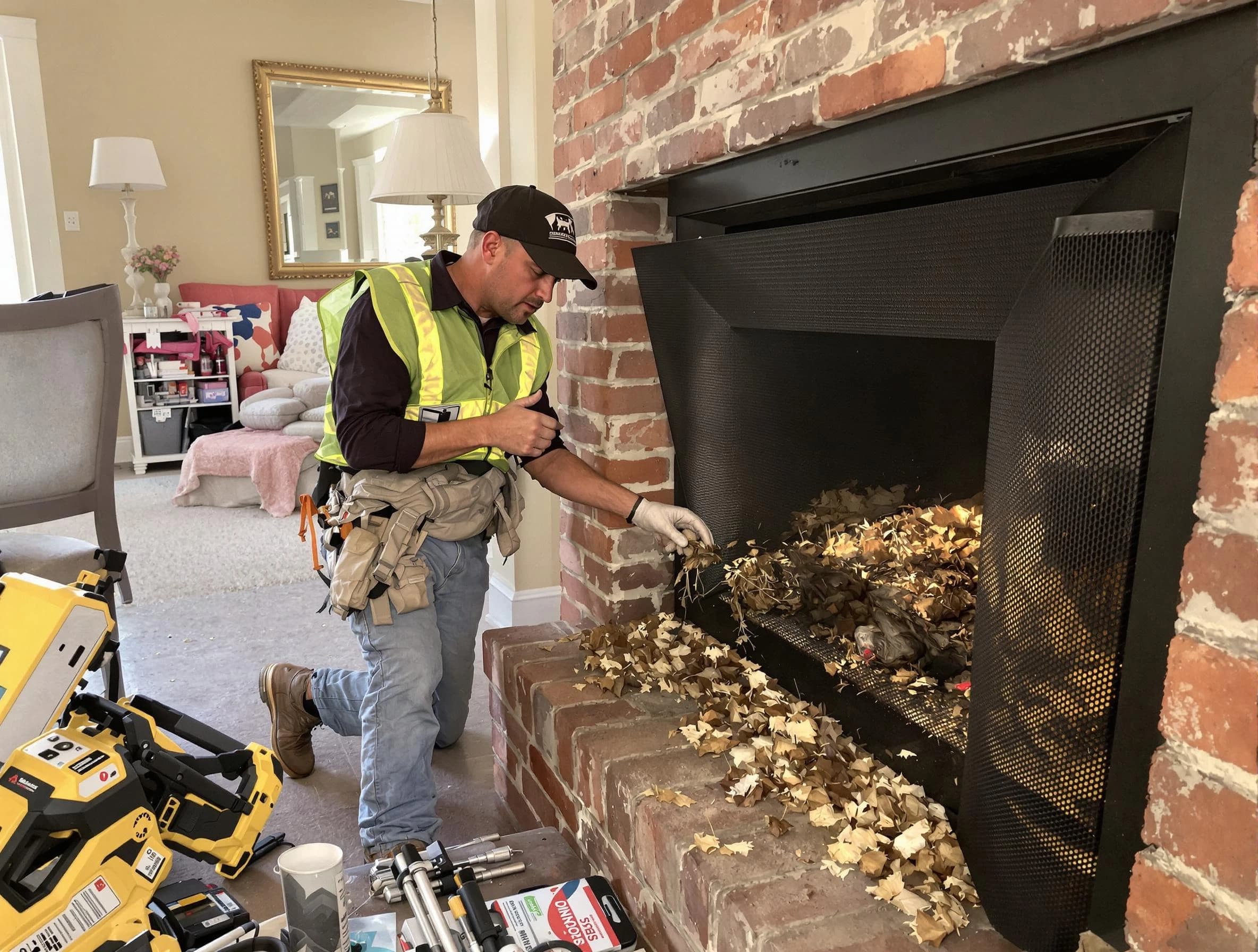 Safe screening installation by Kearny Chimney Sweep in Kearny, NJ