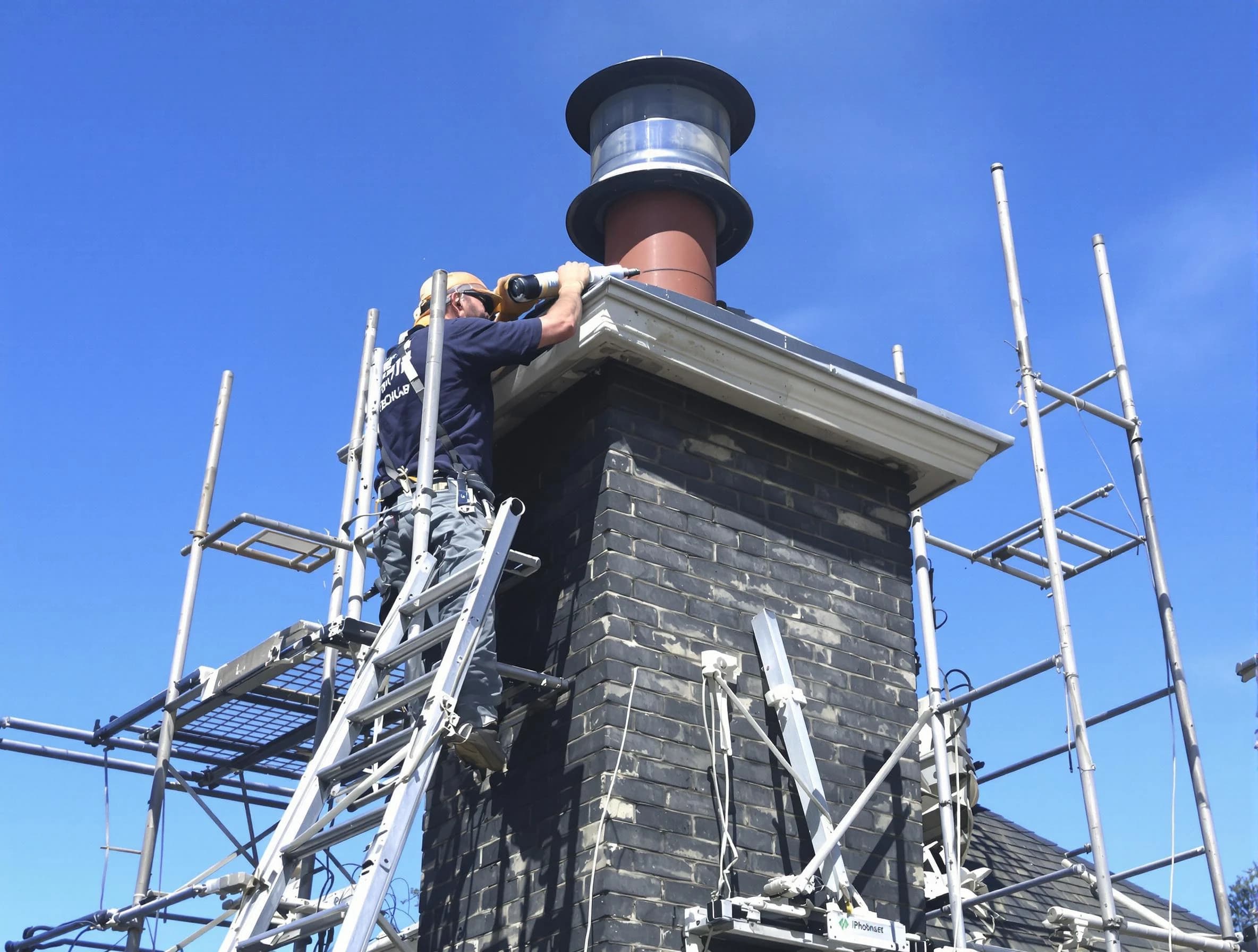 Sturdy chimney crown finished by Kearny Chimney Sweep in Kearny, NJ