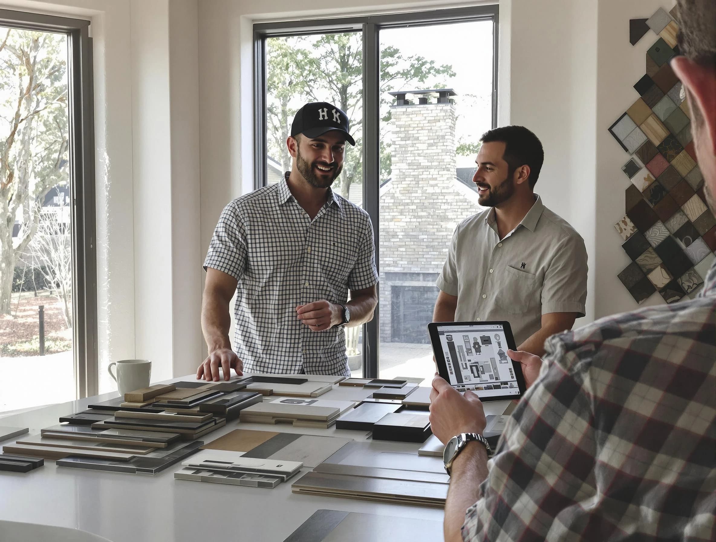 Kearny Chimney Sweep remodeling a chimney and fireplace in Kearny, NJ