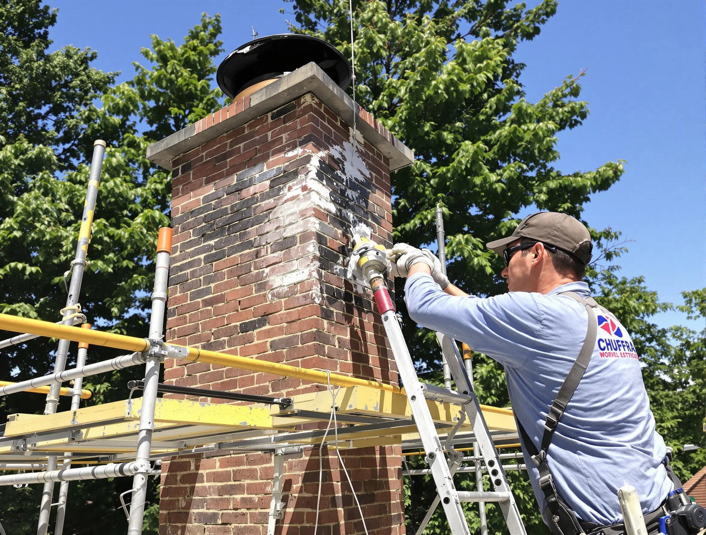 Structural chimney repair by Kearny Chimney Sweep in Kearny, NJ