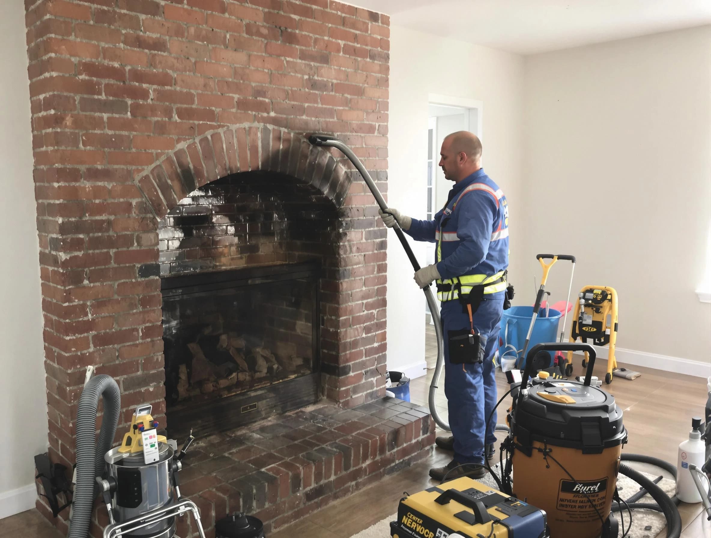 Kearny Chimney Sweep expert performing detailed chimney sweep in Kearny, NJ