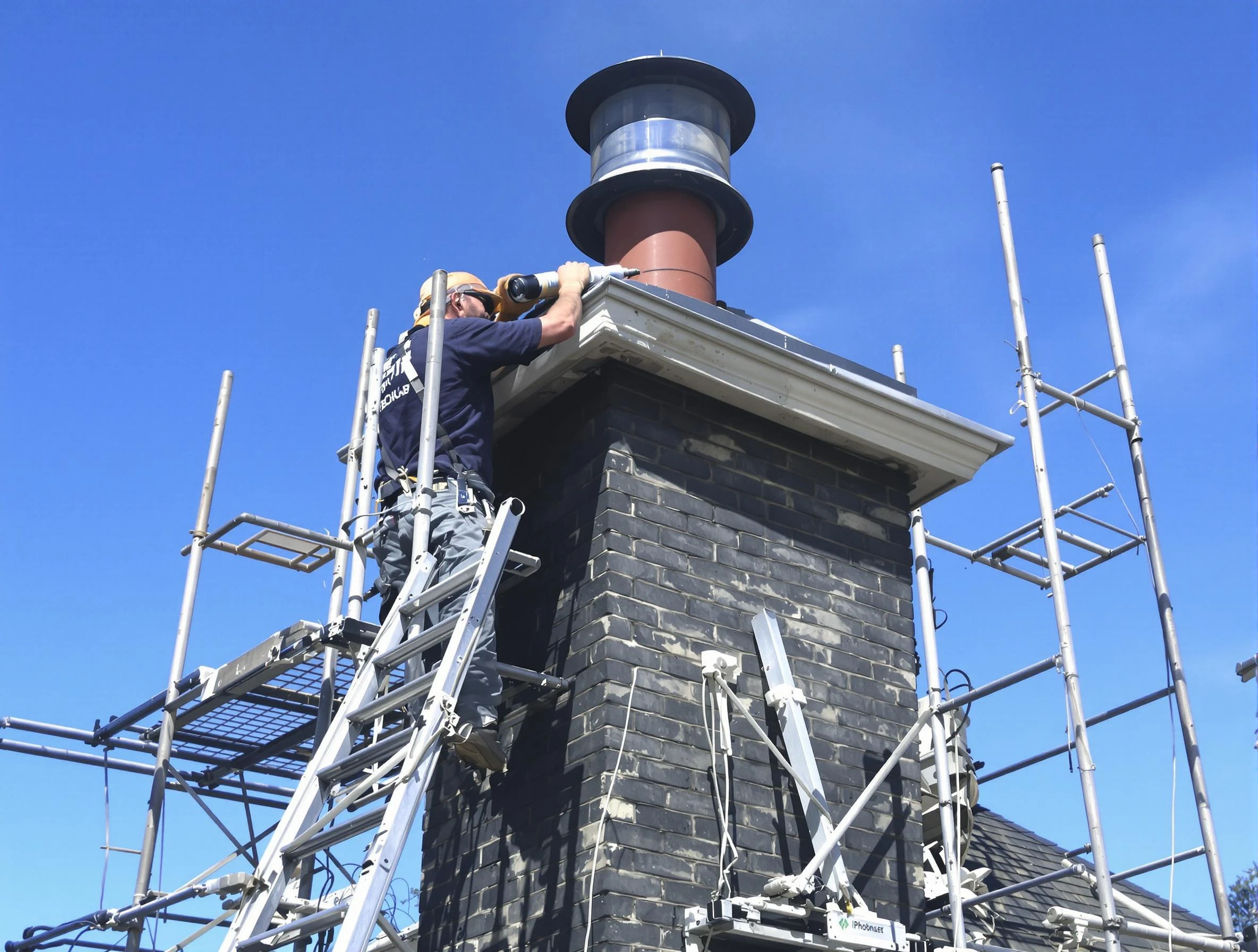 Sturdy chimney crown finished by Kearny Chimney Sweep in Kearny, NJ