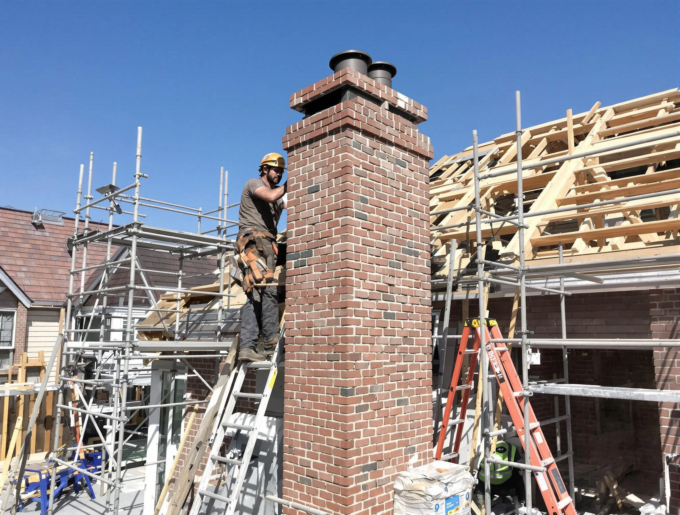 New chimney installation completed by Kearny Chimney Sweep in Kearny, NJ